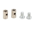 thumbnail image 2 of Brake 6mm/0.2in Solderless Cable Nipple Universal Metal Brake Line Throttle Choke End for Car Motorcycle, 2 of 7