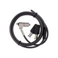 thumbnail image 2 of Targus DEFCON N-KL Mini Keyed Cable Lock - Security cable lock - black, silver - 6 ft, 2 of 13