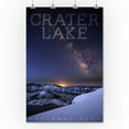 thumbnail image 2 of Crater Lake National Park, Oregon, Milky Way (36x54 Giclee Gallery Art Print, Vivid Textured Wall Decor), 2 of 3