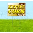 thumbnail image 1 of Kettle Corn (18" x 24") Yard Sign, Includes Metal Step Stake, 1 of 6