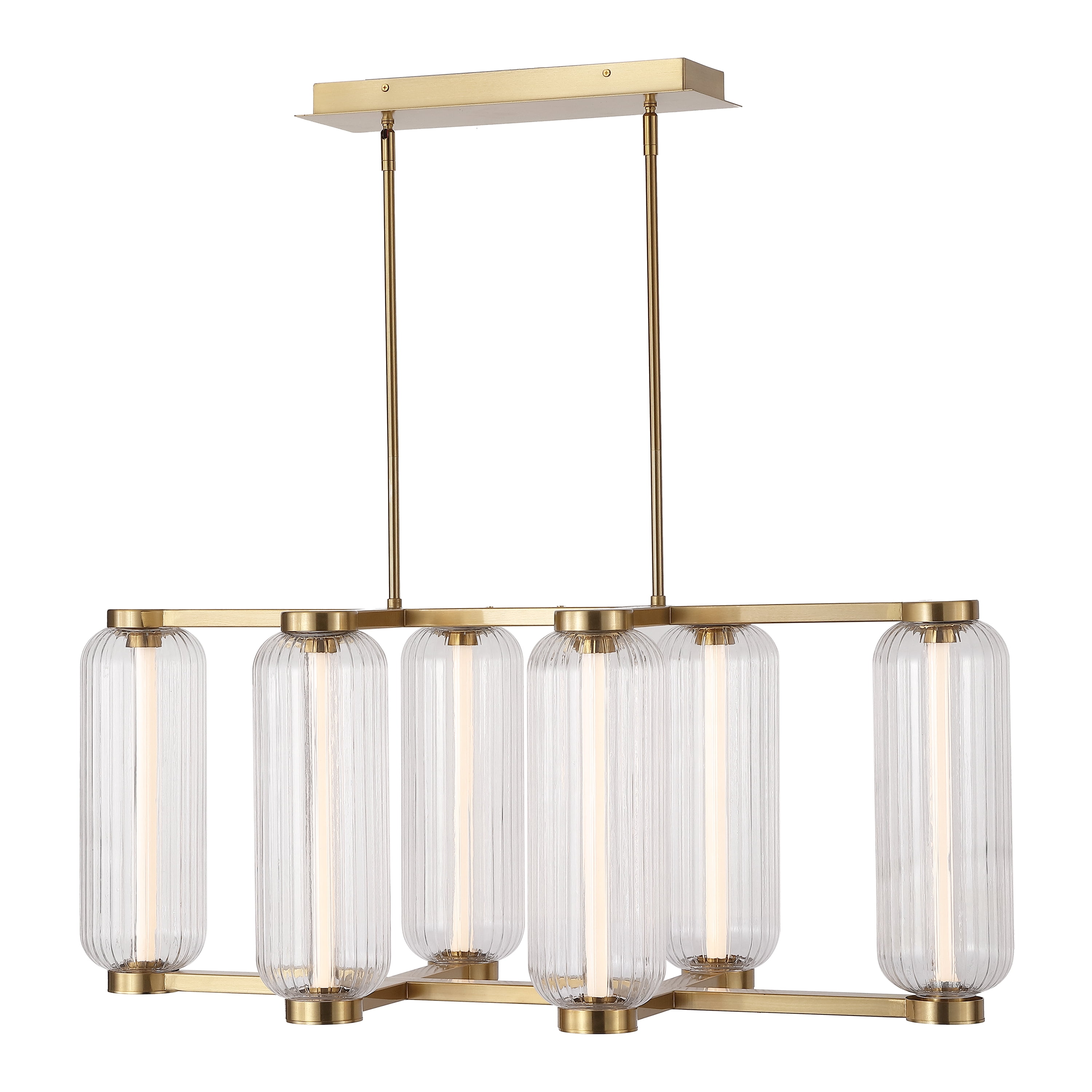Safavieh Counture Cyndy Glass Chandelier, Gold/Clear