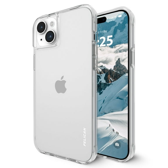 Pelican Ranger Series Apple iPhone 15 Plus Case [Wireless Charging Compatible] - 15ft Drop Protection - Clear