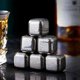 thumbnail image 3 of Stainless Steel Frozen Ice Cubes, Set of 8 Whiskey Stones + Clip, Food Grade Reusable Stainless Steel Ice Cubes, For Whiskey, Wine, Beverage Juice or, 3 of 4
