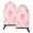 Pink--lilies, variant on Fun Fish Mouth Oven Mitts 9.5x5.7in Cotton Pot Holders Heat Resistant Grill Gloves for Kitchen BBQ Decor Pink-butterfly