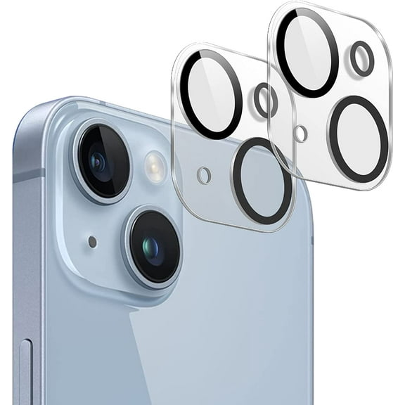 for iPhone 14/14 Plus Camera Lens Protector, 2 Pack Dula Camera Shield Cover, HD Glass, Ultra-Thin, Anti-Scratch, Case Friendly Protective Film for iPhone 14 6.1\u2033/14 Plus 6.7\u2033