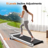 Factory Sale! Under Desk Incline Treadmill, 2 in 1 Walking Pad Desk ...