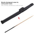 thumbnail image 3 of Cue 1X2 Pool Cue Billiards Stick Carrying Case Billiard Accessories Black, 3 of 8