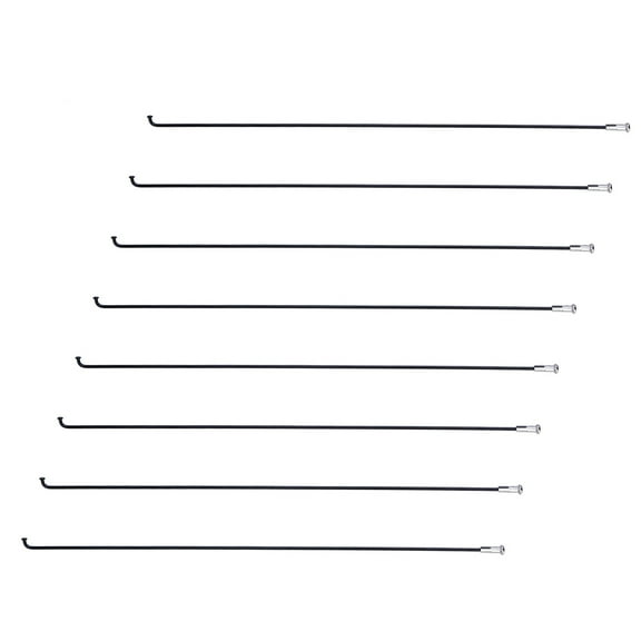 Durable Steel Bike Spokes and Nipples Accessory for Mountain Bike Wheel Component 36 Sets 254mm