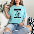 thumbnail image 2 of Beware The Fearless Mama Bear Warning, Chalky Mint Comfort Colors T-Shirt, 3XL, 2 of 3