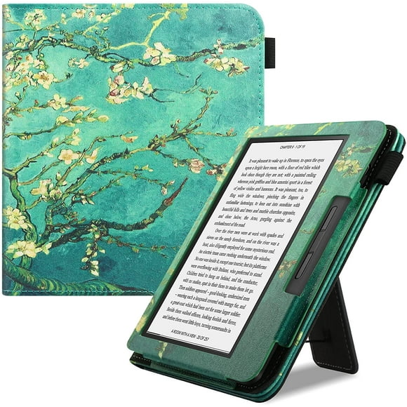 KIMATOT Kobo Libra 2 Case - Premium PU Leather Smart Cover Compatible with Kobo Libra 2 2021 Release with Stand