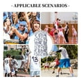 thumbnail image 6 of Sikiie World Travel2 Basketball Jersey Reversible Men's Mesh Athletic Sports Shirts Training Practice S-4XLLarge, 6 of 6