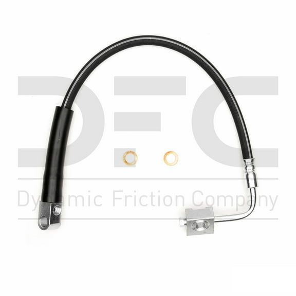 Rear Dynamic Friction Company Brake Line Hose 350-54496 For 1984-1986 Ford F-250, 1984-1986 Ford F-350