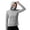 Gray plus size sun protection shirts a1, variant on MORESEC Women Plus Size Hooded Long Sleeve Sun Protection Shirts UPF50 Solid Casual Workout Tops Rash Guard Fishing Hiking, Black 2XL