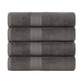 thumbnail image 2 of Superior Eco-Friendly Cotton 4-Piece, Graphite, Bath Towel Set, 2 of 8