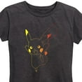 thumbnail image 3 of Pokémon - Colorful Pikachu Outline - Women's Short Sleeve Graphic T-Shirt, 3 of 5