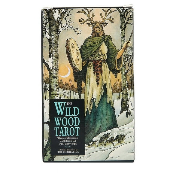 Set Cards Wild Wood Tarot Cards Beginner Deck Vintage Fortune Telling