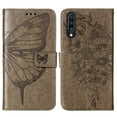 thumbnail image 2 of Galaxy A70 Phone Case, Dteck Embossed Butterfly Magnetic Flip PU Leather Wallet Foilo Case Stand Protective Cover with Hand Strap [Built-in card slots/money pocket] for Samsung Galaxy A70, Gray, 2 of 5