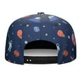 thumbnail image 4 of Trendy Galaxy Cap – Nebula Cosmic & Planet Design, Flat Brim Adjustable Hat for Men Women, Space Geek Gift, 4 of 8