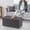 30Inch Dark Gray, variant on 30 Inch Folding Storage Ottoman Bench, Black Tufted Fabric/Leather Foot Rest with Large Storage Space, Collapsible Entryway Shoe Bench, Toy Chest, Bedroom Living Room Organizer