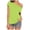S423 Green, variant on Angala Ladies T Shirts One Shoulder Neck Short Sleeve Solid Color Blouse Summer Slim Fashion Comfortable Dailywear Womens Top Size L Green