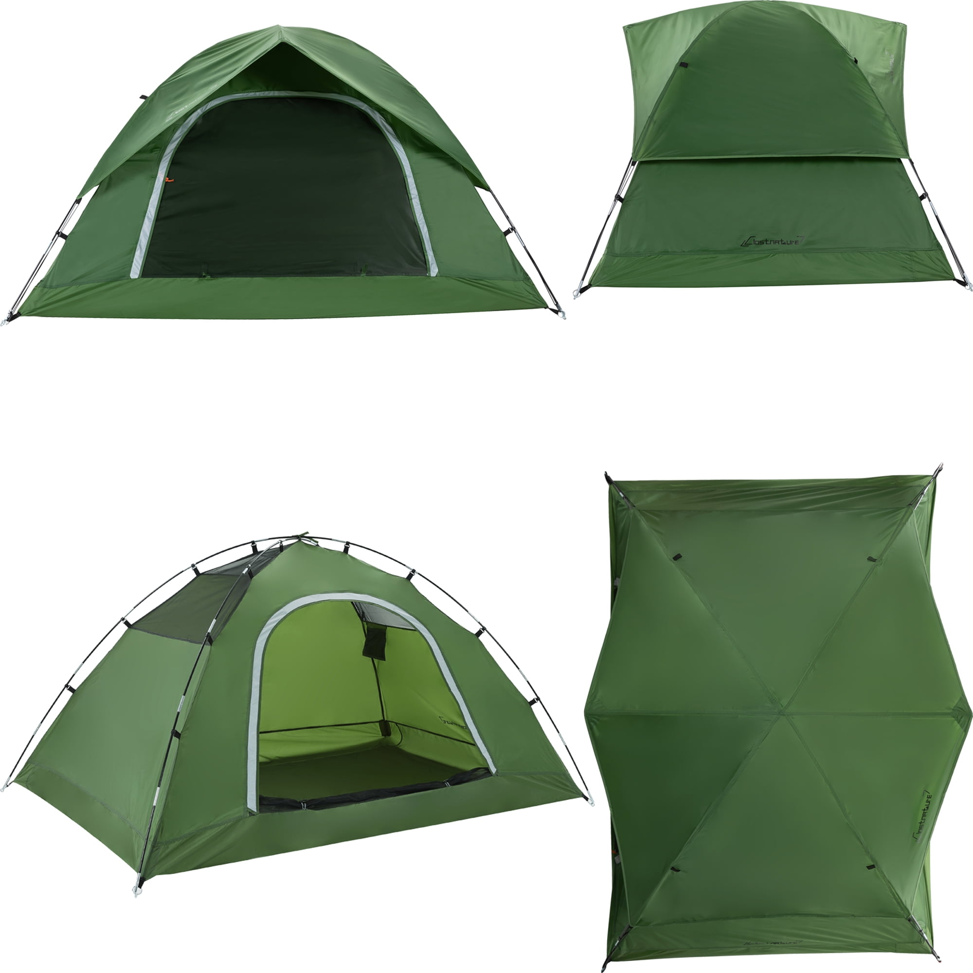 Clostnature 2-Person Dome Camping Tent with Rainfly