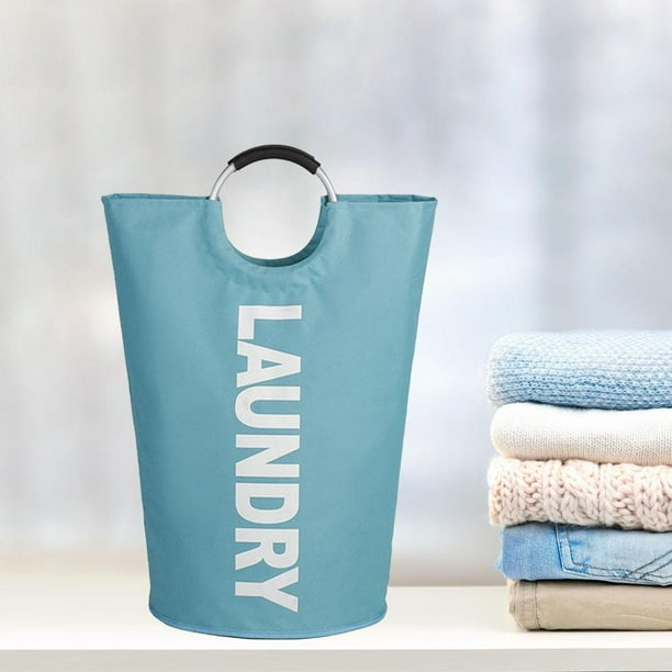 de Lavandería Grande de Tela Oxford Tela de Almacenamiento Plegable con Bolsa de 115 L Cesto de Lavandería Papelera de Lavandería para Arma azul Soledad Cesto de la ropa