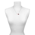 thumbnail image 3 of Delight Jewelry October - Hot Pink Crystal Bicone Red Lucky Ladybug Necklace and Dangle Earrings Set, 3 of 6