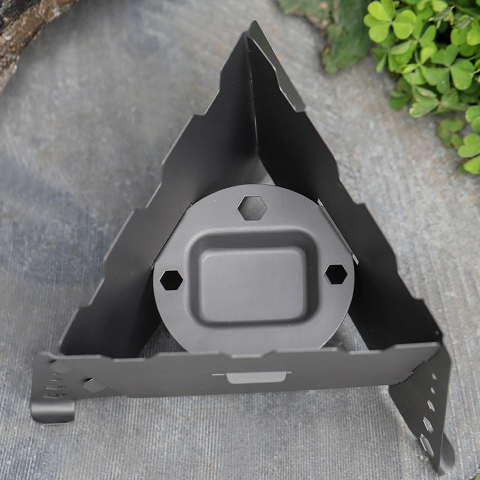 FEAMOS Solid Fuels Stove, Folding Stove, Solid Fuels Stove Tablets with Side Panel, Foldable Barbecue Stove for Camping Hiking