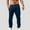 X-242BU2, variant on ZHOGXU Men Casual Pants With Pockets Solid Color Drawstring Elastic Waist Comfortable Loose Breathable Trousers For Daily Wear,Bu1,Xxxxl