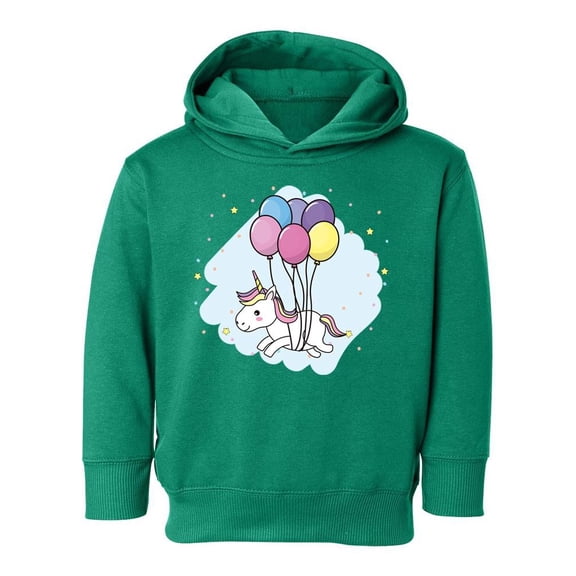 Unicorn With Balloons Hoodie Toddler -Image by Shutterstock,  2 Toddler