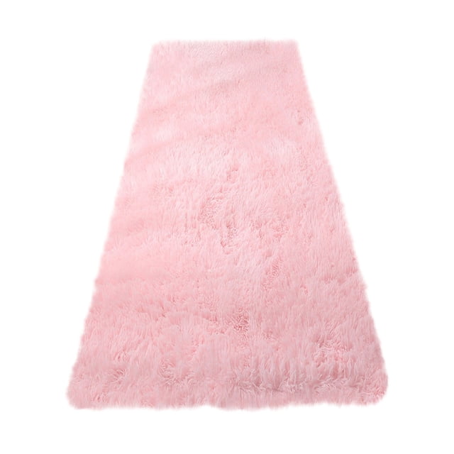 Pink Soft Modern Area Rug Carpet For Living Room Bedroom Floor Decor 50 X 160 Cm Pink Free Size