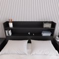 thumbnail image 5 of Nexera Hunter Full Size Bookcase Headboard, Black, 5 of 6