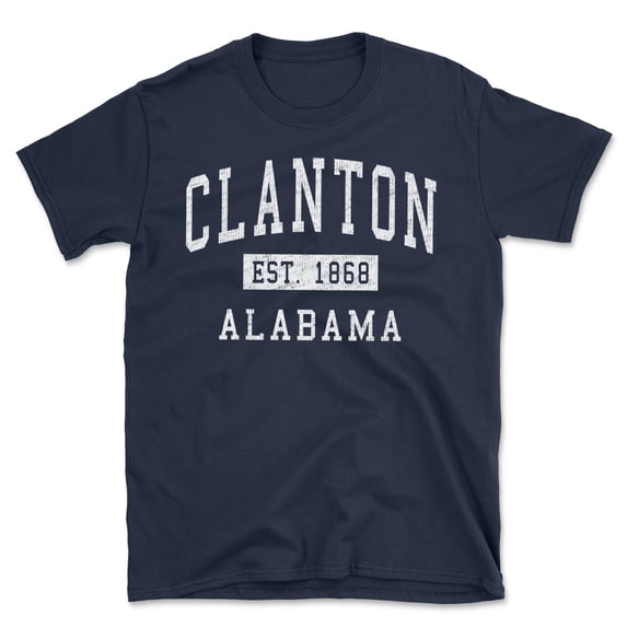 Clanton Alabama Classic Established Men's Cotton T-Shirt