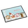 thumbnail image 1 of Caroline's Treasures Merry Christmas Carolers Glen of Imal Tan Tapete para interior o exterior 24x36 BB2391JMAT 24 x 36 Multicolor Caroline's Treasures BB2391JMAT, 1 of 1