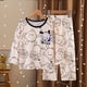 thumbnail image 4 of Pijama infantil de Anime Sanrios Kuromi Hello Kitty Melody Cinnamoroll Dibujos animados Kawaii Niño Niña Pantalones de manga larga Ropa de casa de verano, 4 of 5