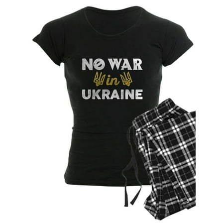 

CafePress - No War In Ukraine - Women s Dark Pajamas