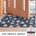 thumbnail image 3 of Dark Blue Princess Unicorn Pattern Door Rugs,Washable Non Slip Door Mats Indoor,Decorative Door Mats,Entry Mat Indoor for Entrance,Bedroom,Kitchen,Bathroom,17"x30", 3 of 6