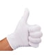 thumbnail image 5 of 12 pares de guantes de algodón blanco para secar las manos, guantes de trabajo suaves y elásticos, para monedas, joyas, plata, guantes de inspección, 5 of 5