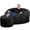 Charcoal Fur, variant on Ultimate Sack Bean Bag Chair w/Foot Stool in Multiple Sizes and Colors: Giant Foam-Filled Furniture - Machine Washable Covers, Double Stitched Seams, Durable Inner Liner.