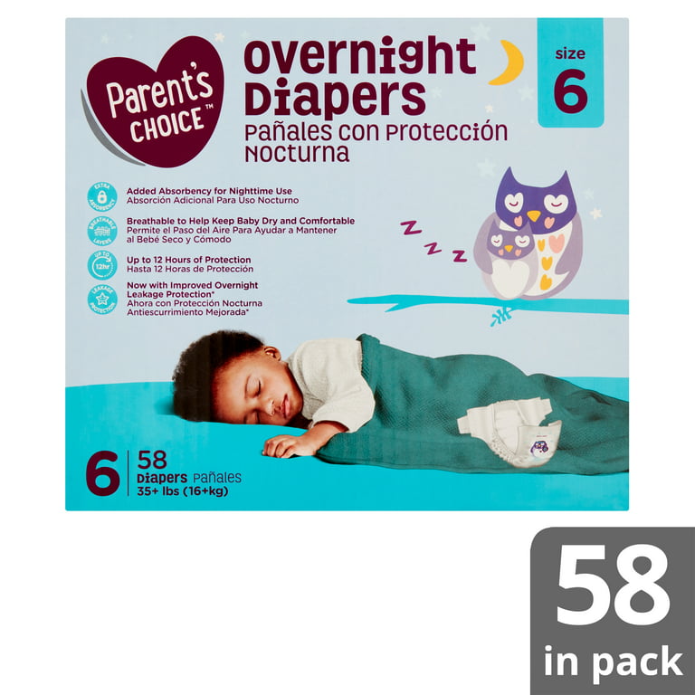 Parent's Choice Diapers, Size 6, 136 Diapers - Walmart.com