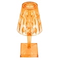 thumbnail image 2 of Table Light, Bright Prism Desk Lamp Transparent Prism Dimmable  For Decoration For Bar Hotel For Gifts For Home Orange, 2 of 8