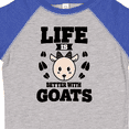 thumbnail image 4 of Inktastic Life is Better with Goats Boys or Girls Toddler T-Shirt, 4 of 5
