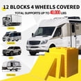thumbnail image 2 of Keltrion Camper/RV Leveling Blocks,12 Packs Suitable for 4 Wheels, Interlocking and Anti-Slip Design with Carrying Bag, Heavy-Duty for Camp, 2 of 8