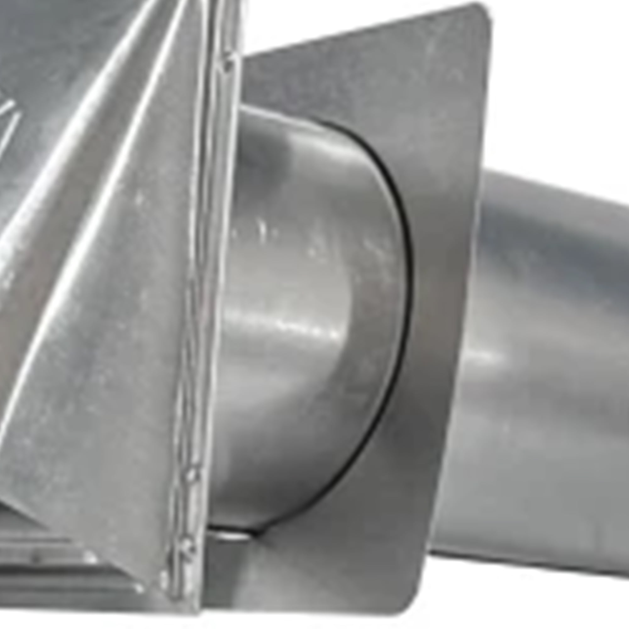 Builder's Best 4" Aluminum Standard Mouth Wall Vent Hood with 11.5" Tail Flapper