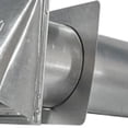 thumbnail image 3 of Builder's Best 4" Aluminum Standard Mouth Wall Vent Hood with 11.5" Tail Flapper, 3 of 4