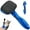 Blue-Black, variant on Euqvunn Cat & Dog Grooming Brush – Self-Cleaning Slicker Brush for Shedding, Removes Loose Fur & Tangles, Gentle & Skin-Friendly, Perfect for All Coat Types – Blue