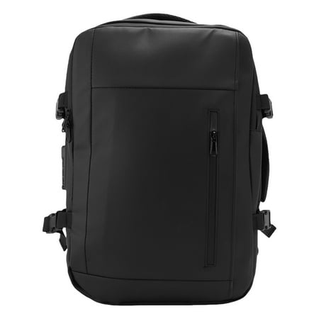 Riousery Expandable Vacuum Backpack with Built-in Pump, Anti-Theft Lock Travel Bag, Fits Up to 17.3 Inch Laptop, Dry and Wet Separation, Splashproof Business Rucksack (19.68 inches / 50.00 cm)