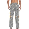 thumbnail image 4 of FORMRS Mens Pajama Pants with Pockets Sleepwear Lounge Bottoms Sizes S-2XL, Gray Halloween Dancing, 4 of 7