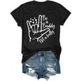 thumbnail image 4 of Womens Bullying Awareness T-Shirt Be A Buddy Not A Bully Hand Positive Message Printed Tees Positive Inspirational Tops, 4 of 5