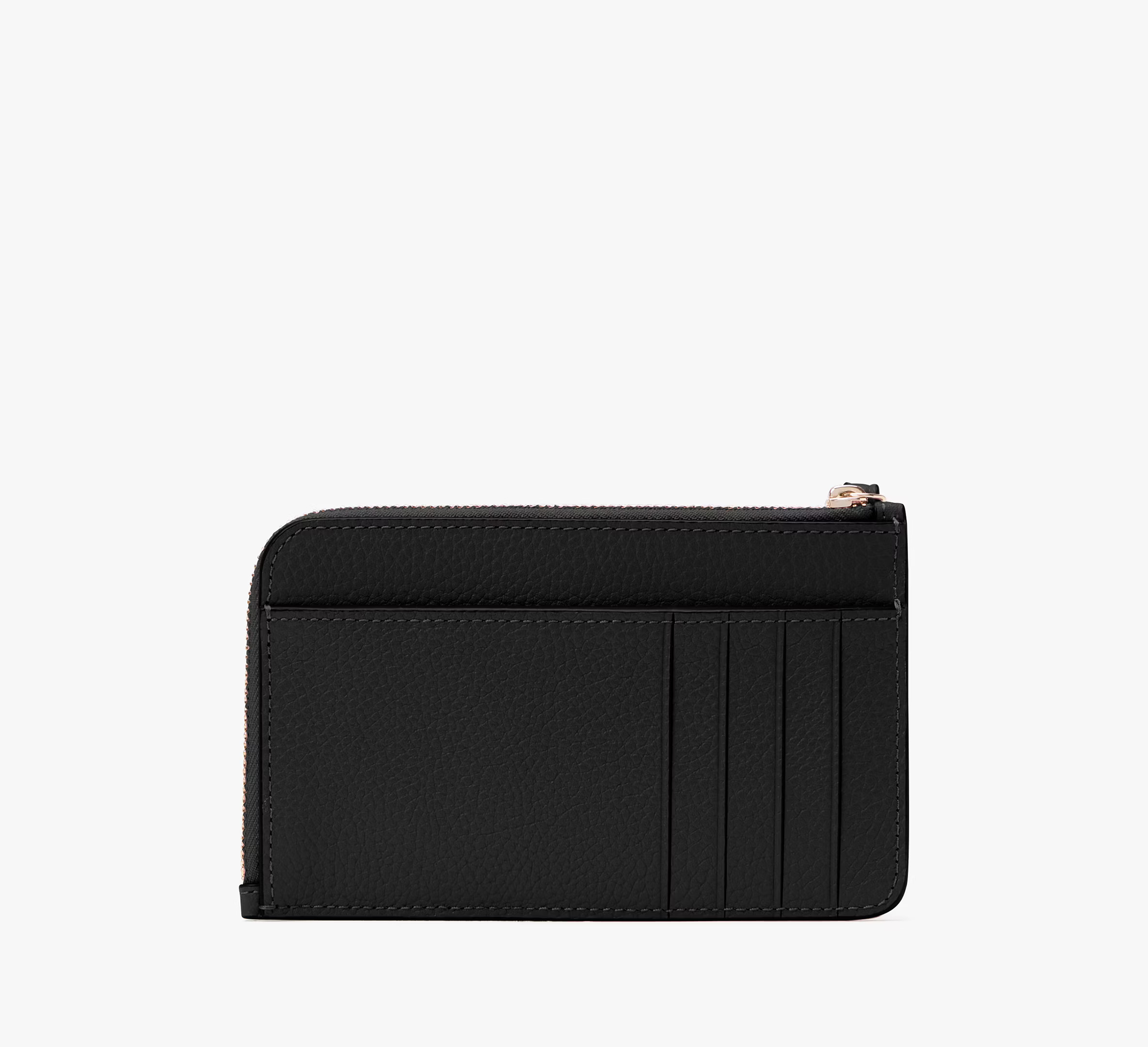 Kate Spade New York Women's Lucy Small Pebbled Leather L-zip Card